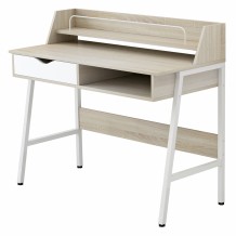 ΓΡΑΦΕΙΟ SONAMA ΛΕΥΚΟ ΜΕ ΛΕΥΚΟ ΜΑΤ ΣΚΕΛΕΤΟ HM2129 01 104Χ48Χ89εκ c404777