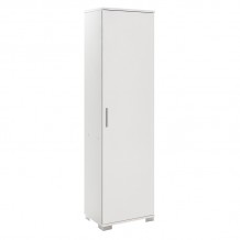 Ντουλάπι στήλη Chad1 pakoworld λευκό gloss 45x32x169εκ c405124