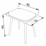 ΣΚΑΜΠΟ HM9209 40Χ30Χ40 εκ c405412