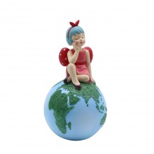 TRAVEL GIRL 3 ΔΙΑΚΟΣΜΗΤΙΚΟ POLYRESIN ΠΟΛΥΧΡΩΜΟ Δ12 5xΥ24cm c405785