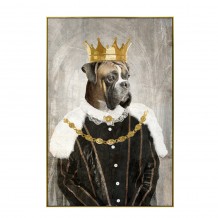 THE KING ΠΙΝΑΚΑΣ ΜΕ ΧΡΥΣΗ ΚΟΡΝΙΖΑ 62 5x92 5xΥ4 5cm c405836 THE KING ΠΙΝΑΚΑΣ ΜΕ ΧΡΥΣΗ ΚΟΡΝΙΖΑ 62 5x92 5xΥ4 5cm c405836