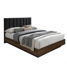 BOXY ΚΡΕΒΑΤΙ ΓΙΑ ΣΤΡΩΜΑ 160x200cm ΓΚΡΙ ΣΚΟΥΡΟ ΚΑΡΥΔΙ 211 5x165xH111 2cm c406281 BOXY ΚΡΕΒΑΤΙ ΓΙΑ ΣΤΡΩΜΑ 160x200cm ΓΚΡΙ ΣΚΟΥΡΟ ΚΑΡΥΔΙ 211 5x165xH111 2cm c406281