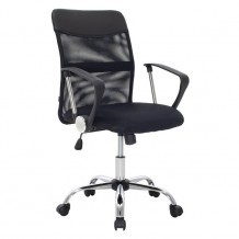 BF2401 Πολυθρόνα Γραφείου Βάση Χρώμιο Ύφασμα Mesh Απόχρωση Μαύρο 59x59x92 102cm c406757 BF2401 Πολυθρόνα Γραφείου Βάση Χρώμιο Ύφασμα Mesh Απόχρωση Μαύρο 59x59x92 102cm c406757