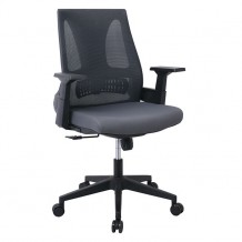 BF8760 Πολυθρόνα Γραφείου Mesh Γκρι Ύφασμα Γκρι 65x62x97 107cm c406761