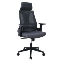 BF8750 Πολυθρόνα Γραφείου Mesh Γκρι Ύφασμα Γκρι 65x64x117 127cm c406764