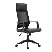 BF2500 Πολυθρόνα Γραφείου Διευθυντή Mesh Μαύρο Pu Μαύρο 58x62x116 126cm c406768 BF2500 Πολυθρόνα Γραφείου Διευθυντή Mesh Μαύρο Pu Μαύρο 58x62x116 126cm c406768