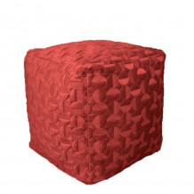 OASIS ΣΚΑΜΠΩ ΒΕΛΟΥΔΟ ΚΟΚΚΙΝΟ 45x45xΥ45cm c407243