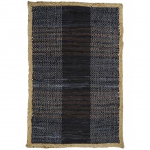 DARK ΧΑΛΙ ΔΕΡΜΑ ΓΙΟΥΤΑ BAMBAKI ΜΑΥΡΟ ΜΠΕΖ 60x90cm c407628