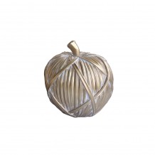 TRICOT POMME ΜΗΛΟ POLYRESIN ΧΡΥΣΟ 12 5x12 5xΥ13 5cm c408221