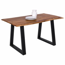 ΤΡΑΠΕΖΙ ΤΡΑΠΕΖΑΡΙΑΣ MONTANA SLIM HM8163 11 ΜΑΣΙΦ ΞΥΛΟ ΑΚΑΚΙΑΣ 140x80x77Υ εκ c408475