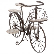 Ραφιέρα σταντ φυτών Bicycle pakoworld καφέ σφυρήλατο 97x46x64εκ c408523 Ραφιέρα σταντ φυτών Bicycle pakoworld καφέ σφυρήλατο 97x46x64εκ c408523