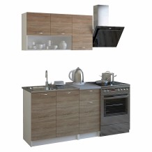 ΣΥΝΘΕΣΗ ΚΟΥΖΙΝΑΣ ΜΕΛΑΜΙΝΗ SONAMA ΛΕΥΚΟ HM2440 46 29 2x120 εκ c408677