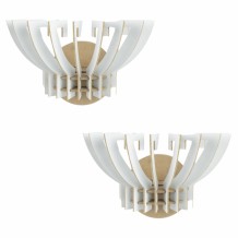 ΣΕΤ ΑΠΛΙΚΕΣ ΤΟΙΧΟΥ 2ΤΜΧ ΞΥΛΙΝΕΣ ΑΠΟ MDF ΛΕΥΚΟ HM7382 01 32x22x19Υ εκ c409390