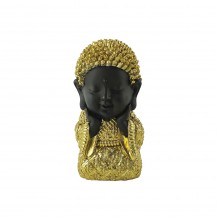 BABY BUDDHA 1 DECO ΒΟΥΔΑΣ ΧΡΥΣΟ ΜΑΥΡΟ c409425