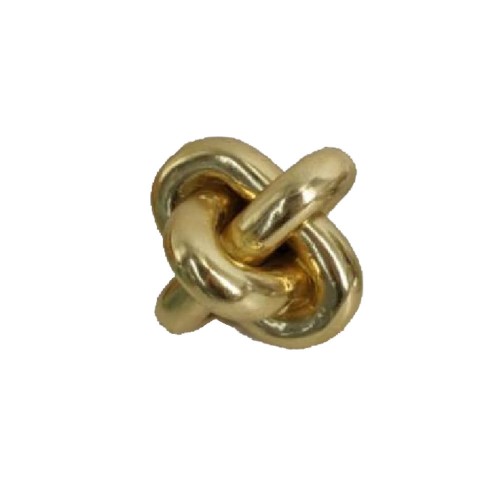 GOLD KNOT 1 ΔΙΑΚΟΣΜΗΤΙΚΟ POLYRESIN ΧΡΥΣΟ Δ12 5xΥ12 5cm c409434