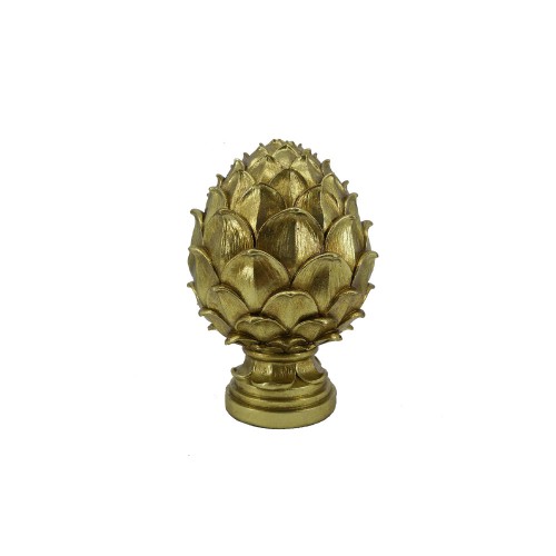 GOLDEN PINUS ΔΙΑΚΟΣΜΗΤΙΚΟ POLYRESIN ΧΡΥΣΟ Δ16xΥ25cm c409450