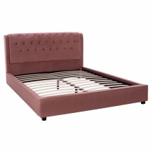 ΚΡΕΒΑΤΙ ODALYS 150X200 ΒΕΛΟΥΔΟ ΥΦΑΣΜΑ ΣΑΠΙΟ ΜΗΛΟ HM549 12 164x223x100 εκ c409503