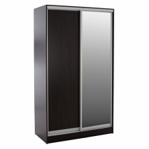 ΝΤΟΥΛΑΠΑ ΜΕΛΑΜΙΝΗΣ 120x60x220Υεκ ΔΙΦΥΛΛΗ WENGE ΜΕ ΚΑΘΡΕΠΤΗ HM2460 02 c409906