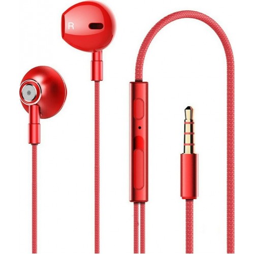 Καλωδιακά Ακουστικά Lenovo HF140 RED c410730