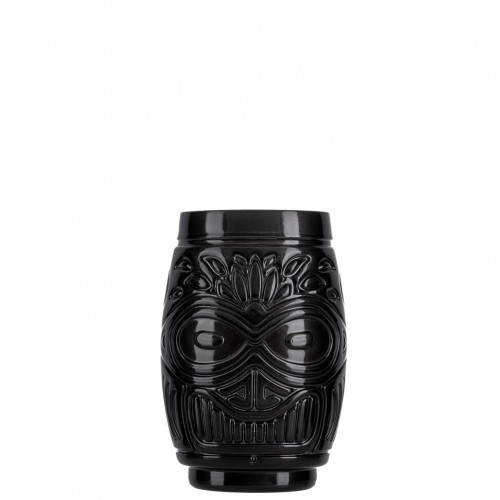 Γυάλινο Ποτήρι coctail TIKI 50cl Φ8 8 x 13 cm στοιβαζόμενο FIJI BLACK MIRROR UNIGLASS Σετ 6 c411805