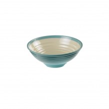 Μπωλ μελαμίνης λευκό μπλε φ22 8x8 3cm Leone c411835