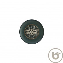 Πιάτο Ρηχό πορσελάνης 17cm Mesopotamia Anthracite Bonna Σετ 12 c412016