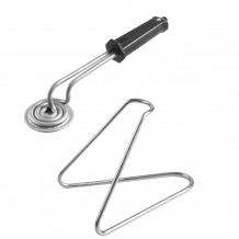 Ηλεκτρικός Καραμελοποιητής στρογγυλός φ10cm 650W για Κρεμ Μπρουλέ Lacor c412026