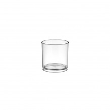 Ποτήρι πλαστικό PC Policarbonate Χαμηλό διάφανο 280ml Σετ 10 c412268