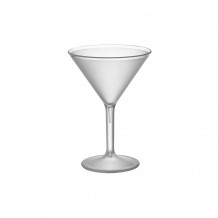 Ποτήρι πλαστικό PC Policarbonate Martini διάφανο πάγου 280ml Σετ 10 c412269