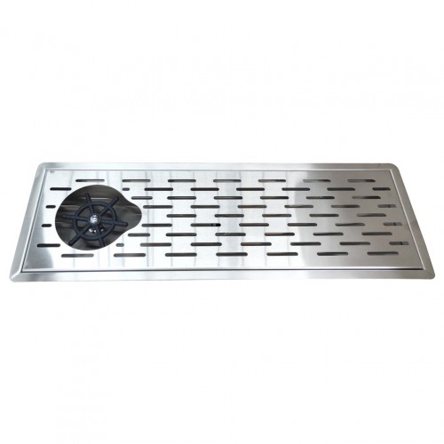 Μπαρ Ματ Σχάρα με RINSER 65 5x21 5x3cm INOX c412297