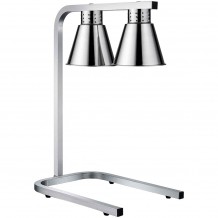 Ηλεκτρική Γέφυρα Θέρμανσης INOX με 2 Λάμπες 275W 50x30x70cm Buffet Choice c412356