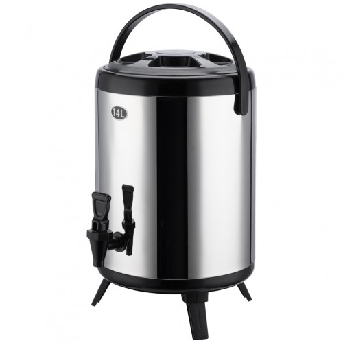 Διανεμητής θερμό 14Lt φ34xΥ36cm διπλών τοιχομάτων με βρυσάκι amp ποδαράκια c412361