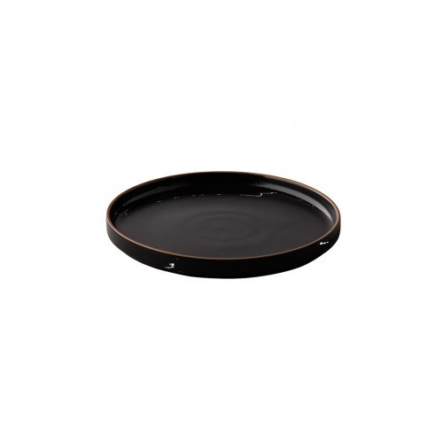 Πιάτο με κάθετο ριμ Vitrified Stoneware φ23cm Σειρά Q Authentic Style Point c412509