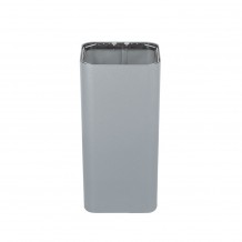 Κάδος INOX μόνο το σώμα χωρίς κάλυμμα 50L 30x30xΥ65cm Γκρι Stil Casa Italy c412701