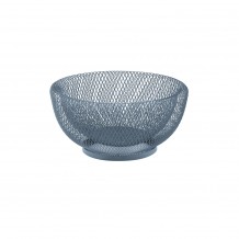 Φρουτιέρα μεταλλική φ25 5xΥ13cm μπλε abert Ιταλίας c412743