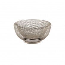 Φρουτιέρα μεταλλική φ25 5xΥ13cm μπεζ abert Ιταλίας c412744