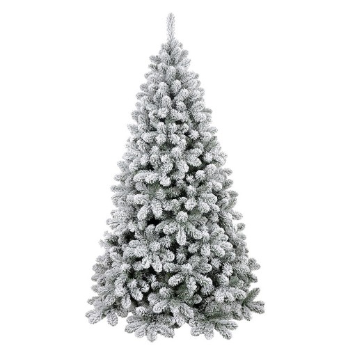 XMAS SNOWY ΔΕΝΤΡΟ ΧΙΟΝΙΣΜΕΝΟ PVC ΠΡΑΣΙΝΟ ΛΕΥΚΟ D142xH240cm c413031