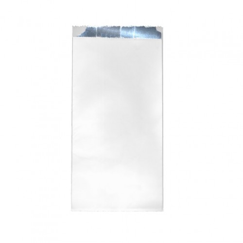 Σακούλα Αλουμινίου Λευκή 12 5x28cm τιμή ανά κιλό Σετ 10 c413086