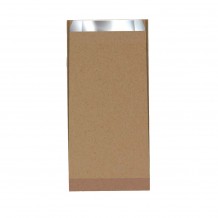 Σακούλα Αλουμινίου Καφέ Kraft 12x28cm τιμή ανά κιλό Σετ 10 c413116