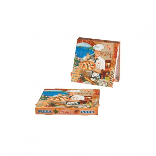 Κουτί Πίτσας Μικροβέλε ISCHIA 20x20x4cm Ιταλίας Σετ 100 c413133