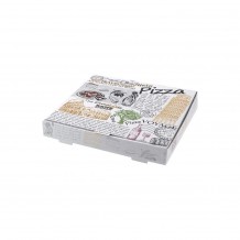 Κουτί Πίτσας Μικροβέλε σχέδιο Rome Λευκό 35x35x4 2cm Σετ 100 c413162 Κουτί Πίτσας Μικροβέλε σχέδιο Rome Λευκό 35x35x4 2cm Σετ 100 c413162