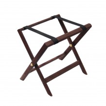 Αναδιπλούμενη ξύλινη μπαγκαζιέρα 50x38x49cm βαμμένη σκούρο καφέ c413221