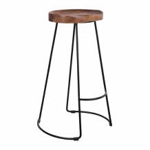 ΣΚΑΜΠΟ BAR ΑΠΟ ΜΑΣΙΦ ΞΥΛΟ ΑΚΑΚΙΑΣ 48x40χ76Υεκ HM8363 11 c413586