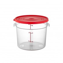 Δοχείο τροφίμων 6Lt στρογγυλό PC χωρίς καπάκι c413639