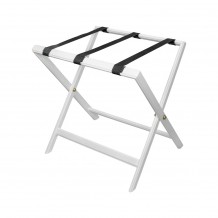 Αναδιπλούμενη ξύλινη μπαγκαζιέρα 60x50x60cm βαμμένη λευκή c413658