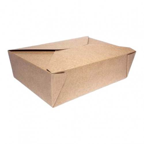 Χάρτινo κουτί Kraft φάκελος 22x16xΥ9cm μιας χρήσης Σετ 40 c413788