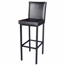 ΣΚΑΜΠΩ ΜΠΑΡ ΜΕΤΑΛΛΙΚΟ ΜΕ ΜΑΥΡΗ ΔΕΡΜΑΤΙΝΗ TS481 36X46X115 εκ c414034