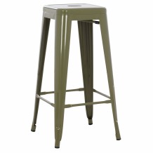 ΣΚΑΜΠΟ BAR ΜΕΤΑΛΛΙΚΟ MELITA ΣΕ ΠΡΑΣΙΝΟ HM8642 03 43x43x78 εκ c415176