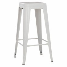 ΣΚΑΜΠΟ BAR ΜΕΤΑΛΛΙΚΟ MELITA ΣΕ ΛΕΥΚΟ ΜΑΤ HM8642 21 43x43x78 εκ c415186