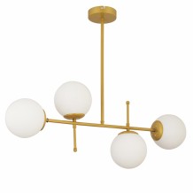 ΦΩΤΙΣΤΙΚΟ ΟΡΟΦΗΣ 4ΦΩΤΟ ΧΡΥΣΟ HM7411 02 85x67cm c415321